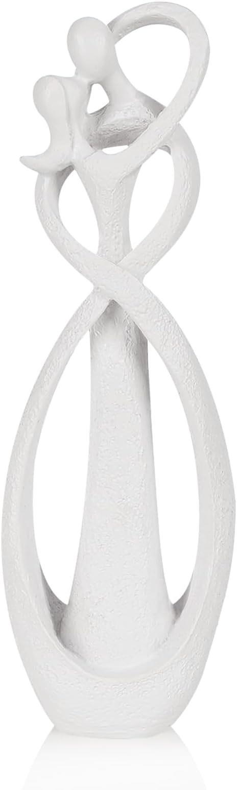 Kissing Lovers Abstract Statue