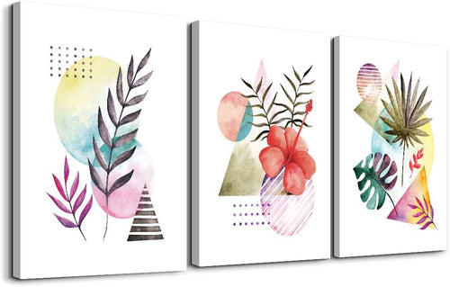 3-Piece Abstract Canvas Wall Art Set