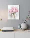 Floral Bouquet in Jar Canvas Wall Art
