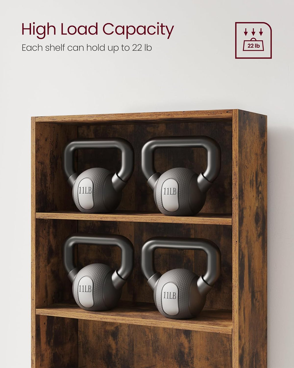 6-Tier Bookshelf