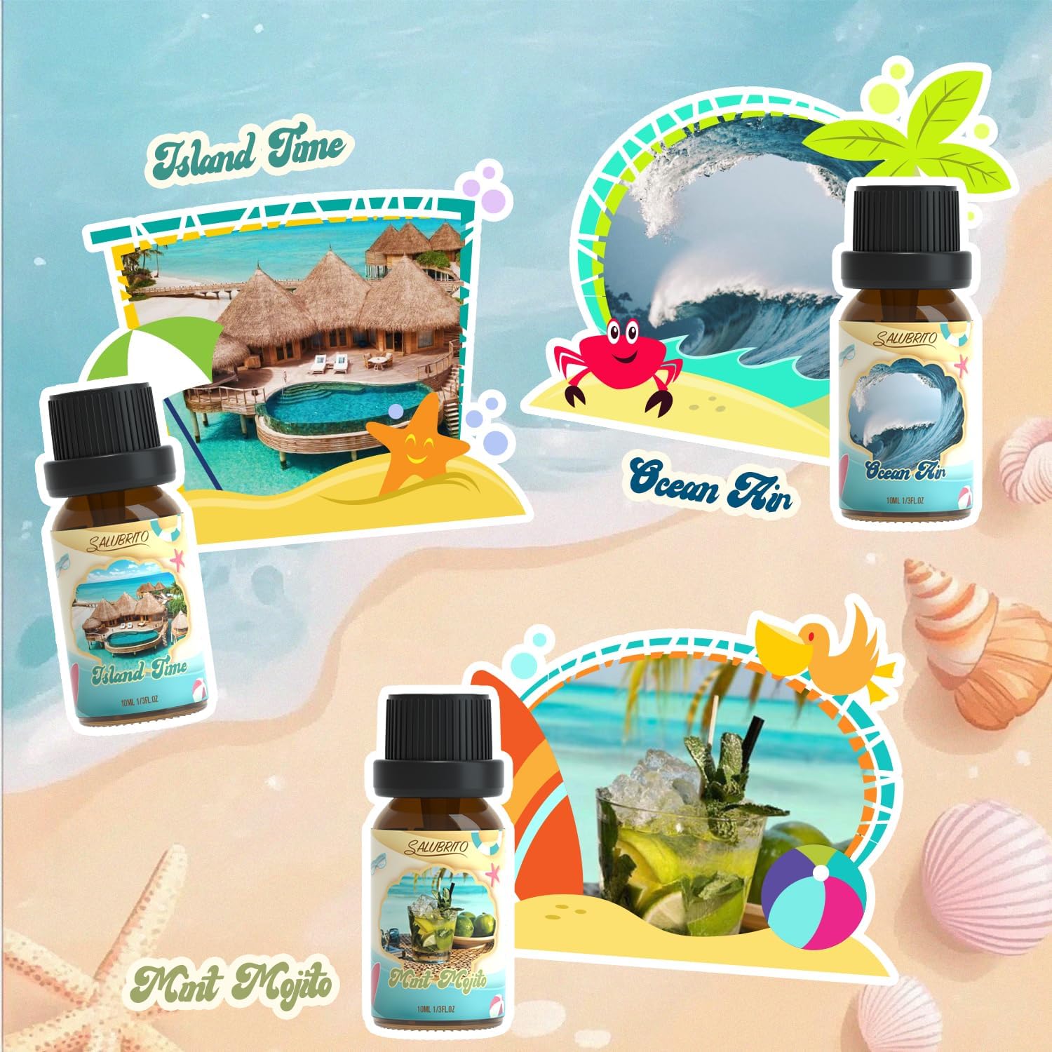 Beach Day Essential Oils Set