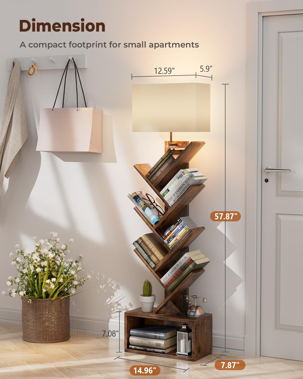 Tree Bookshelf Lamp