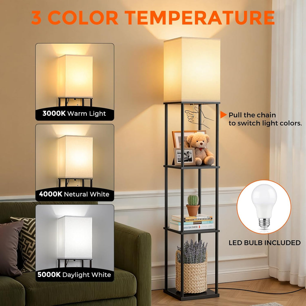Bookshelf Floor Lamp