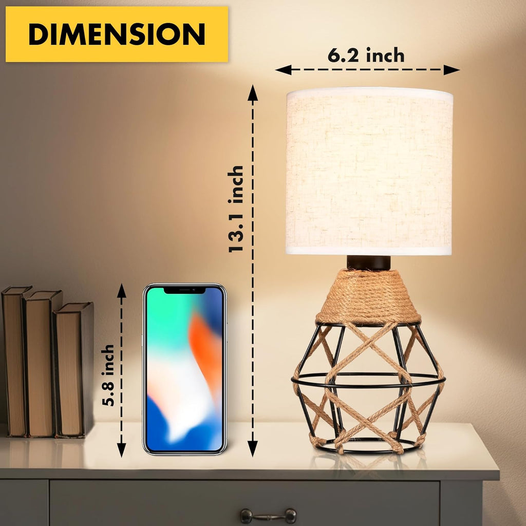 Woven Lamps set of 2