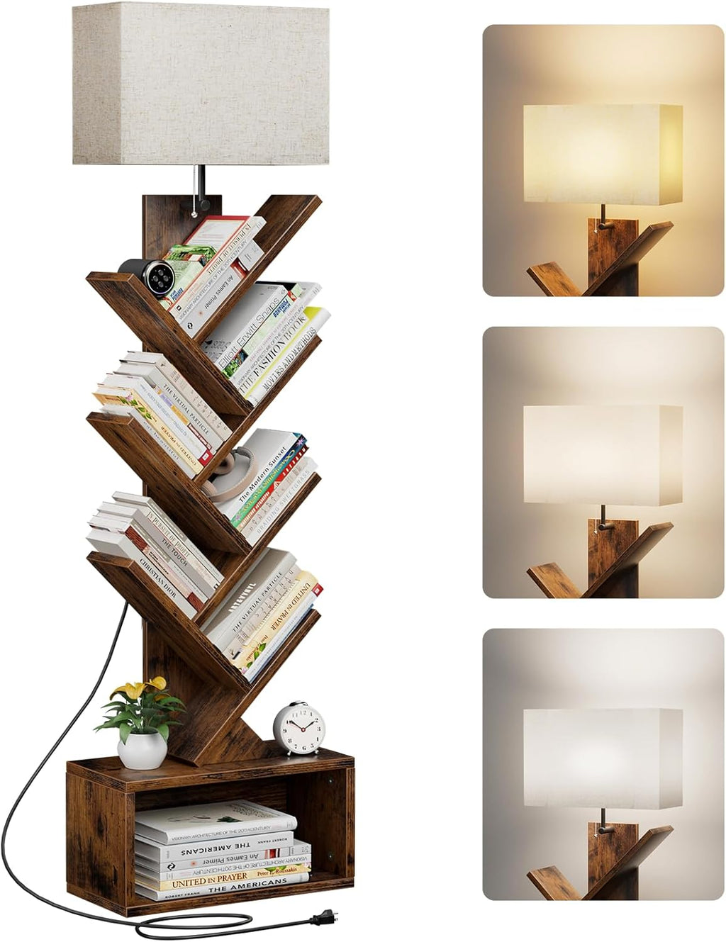 Tree Bookshelf Lamp