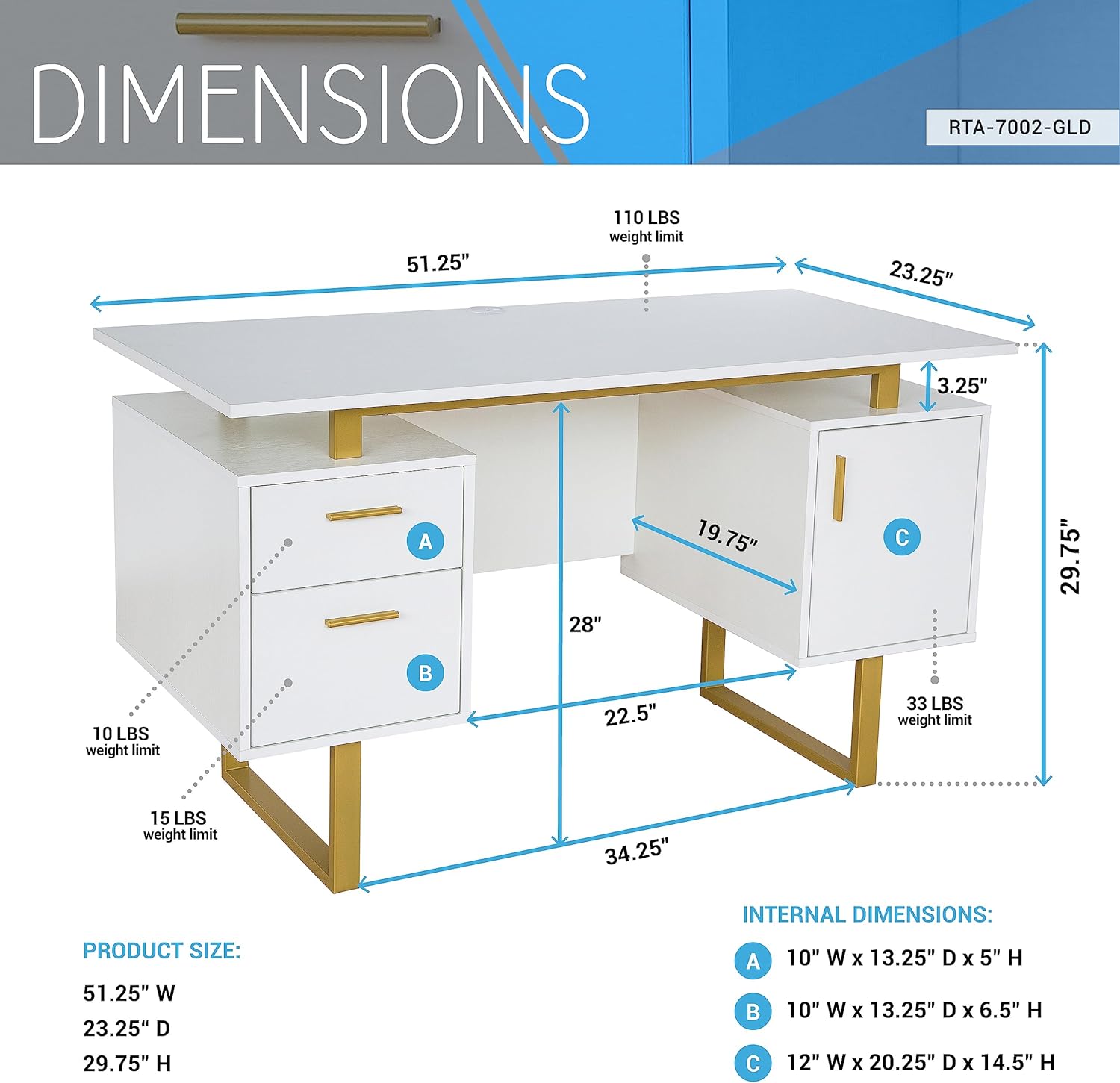 Modern Floating Desk