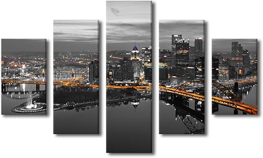 5-Piece City Skyline Night Lights